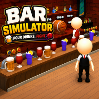 Play Bar Simulator: Pour Drinks, Fight now!