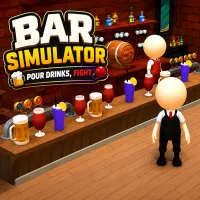 Play Bar Simulator: Pour Drinks, Fight now!