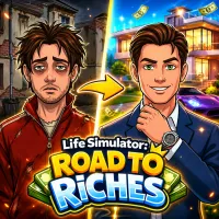 Play Life Simulator: Road to Riches now!
