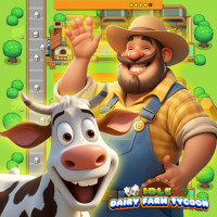 Play Idle Dairy Farm Tycoon now!