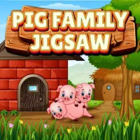 Play Pig Family Jigsaw now!